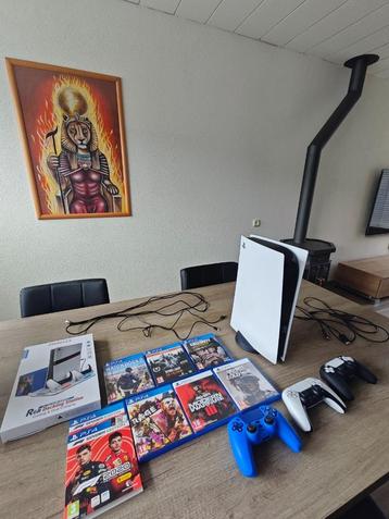 Playstation 5 Disc BUNDLE+ 7 games + 3 Controllers + Extras beschikbaar voor biedingen