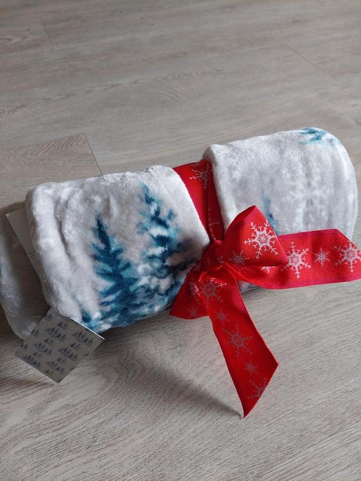 Nieuwe Kerst Fleece Deken - Sinterklaas Cadeau!, Huis en Inrichting, Woonaccessoires | Plaids en Woondekens, Nieuw, Ophalen of Verzenden