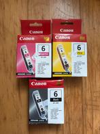 Canon BCI-6 Inkt Cartridges - 3 Stuks, Ophalen of Verzenden, Gebruikt, Cartridge