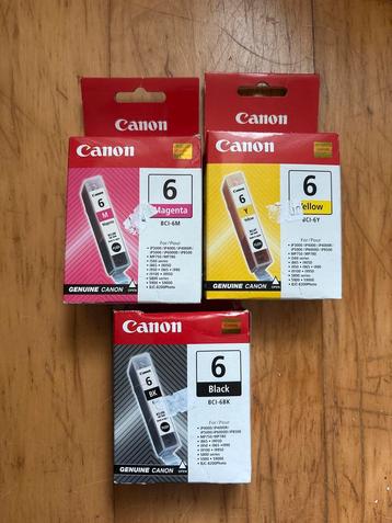 Canon BCI-6 Inkt Cartridges - 3 Stuks beschikbaar voor biedingen