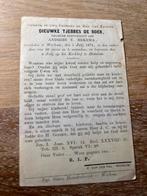 Boer de Dieuwke 1872 Workum Hemelum x bekema - 28535, Verzamelen, Ophalen of Verzenden, Bidprentje