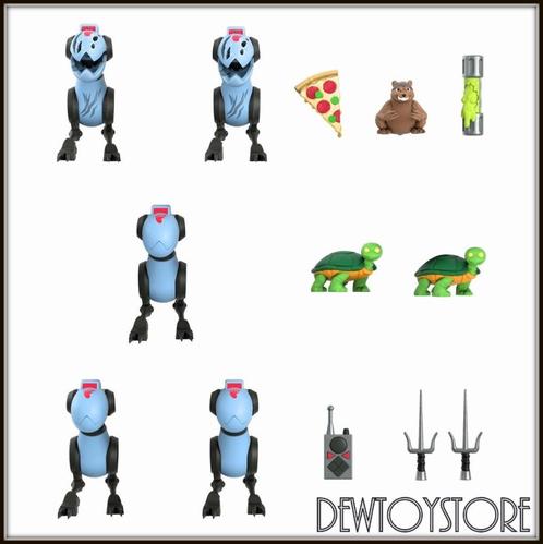 <𝗜𝗡 𝗦𝗧𝗢𝗖𝗞> Super7 Ultimates - TMNT - Mousers 5-Pack, Verzamelen, Poppetjes en Figuurtjes, Nieuw, Verzenden