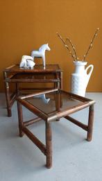 Mimiset manou, koperen verbindingen, nesting tables, Gebruikt, Vintage, Ophalen of Verzenden, Nvt