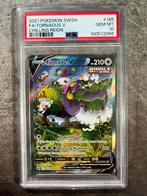 POKEMON PSA 10 TORNADUS V 185/198 - CHILLING REIGN, Ophalen of Verzenden, Zo goed als nieuw, Losse kaart