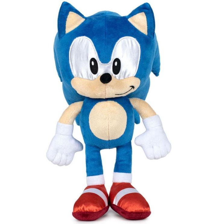 Sonic pluche Knuffel - 30 cm - Sega, Verzamelen, Stripfiguren, Nieuw, Overige typen, Overige figuren, Ophalen of Verzenden
