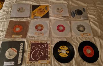 24x Johnny cash vinyl singles 7" inch 45Rpm 
