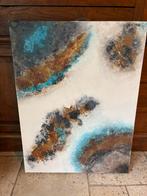 Mixed media schilderij 60x80, Antiek en Kunst, Kunst | Schilderijen | Abstract, Ophalen