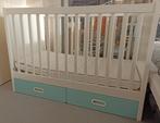 Stuva Ikea Kinderledikant met Lades en Matras, Ophalen, Zo goed als nieuw, Minder dan 140 cm, Matras