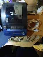 Brother QL-500 Labelprinter, Computers en Software, Labelprinters, Ophalen of Verzenden, Gebruikt, Qwerty, Brother