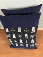 Kussens met nautische motieven voor boot of camper, Ophalen of Verzenden, Nieuw, Overige typen, Zeilboot of Motorboot