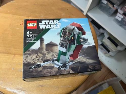 Lego 75344 Star Wars Boba Fett ' s Starship Microfighter, Kinderen en Baby's, Speelgoed | Duplo en Lego, Nieuw, Lego, Complete set