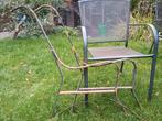 Stalen frame en hout voor tuinbank, Ophalen