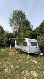 Dethleff New Line 490 TK Caravan -met stapelbed (5 personen), Caravans en Kamperen, Caravans, Stapelbed, Treinzit, Particulier