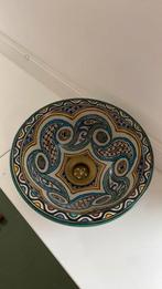 Handbeschilderd waskom fontein, Doe-het-zelf en Verbouw, Sanitair, Ophalen, Nieuw, Toilet