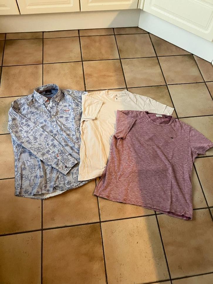 Heel mooi/stoer overhemd N.Z.A. (New Zealand Auckland), XL, Kleding | Heren, Overhemden, Zo goed als nieuw, Halswijdte 43/44 (XL)