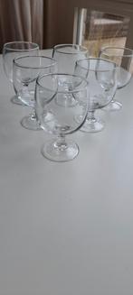 6 Arcoroc Amelia Wijnglazen - 11cm, Huis en Inrichting, Keuken | Servies, Glas of Glazen, Ophalen of Verzenden, Effen, Glas
