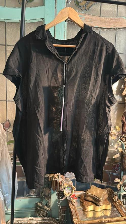 Rundholz zomerbloesje , dun katoen l xl nieuw, Kleding | Dames, Blouses en Tunieken, Nieuw, Maat 46/48 (XL) of groter, Zwart, Verzenden