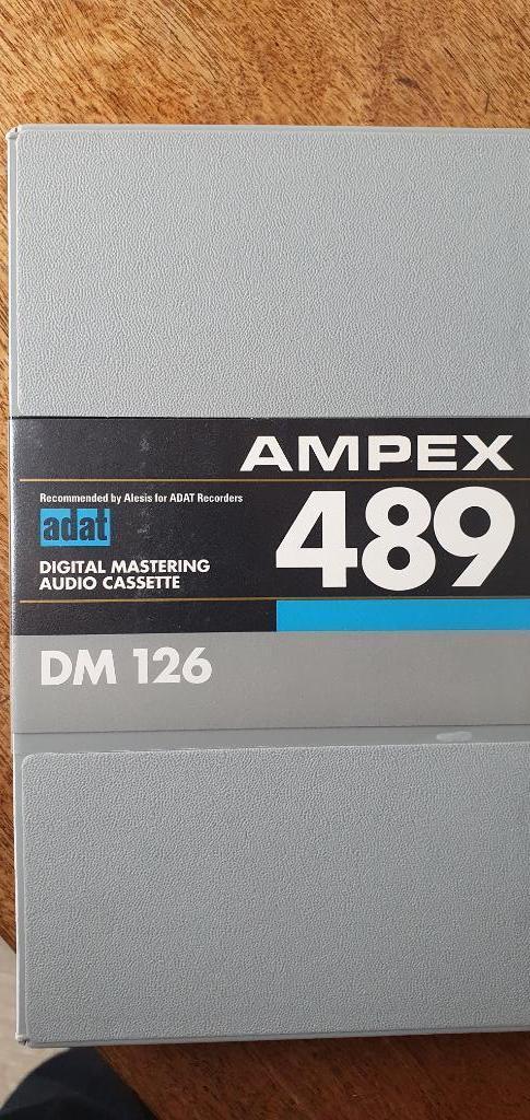 ADAT Ampex 489 DM126 Digital Mastering Audio Cas. Audio tape, Audio, Tv en Foto, Overige Audio, Tv en Foto, Gebruikt, Ophalen of Verzenden