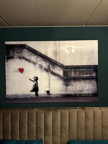 Wallfield Schilderij 'The Floating Love - Glass' 100x150cm beschikbaar voor biedingen