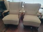 2 Retro/vintage  Fauteuils in Zeer Goede Staat., Ophalen, 75 tot 100 cm, Zo goed als nieuw, Stof