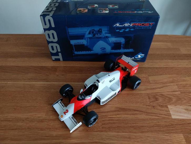 1985 McLaren MP4/2B #2 Alain Prost Solido Exclusive 1:18 OVP, Hobby en Vrije tijd, Modelauto's | 1:18, Zo goed als nieuw, Auto