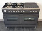 Luxe Fornuis Boretti 120cm antraciet Coupe De Feu, 60 cm of meer, Ophalen of Verzenden, Zo goed als nieuw, Energieklasse A of zuiniger