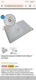 Gewapend transparant afdekzeil 3x4 meter, Ophalen of Verzenden, Nieuw