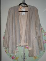 NIEUW A-lijn jasje colbert Beige Dierenprint 52 54, Ophalen of Verzenden, Nieuw, Beige, Jasje of Colbert