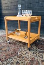 vintage serveerwagen/barcart/sidetable met dienbladen, Ophalen, Huis en Inrichting