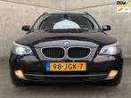 BMW 5-serie Touring 520i LED, PROF NAVI,LEDER AUTOMAAT!, Automaat, Achterwielaandrijving, Zwart, 4 cilinders