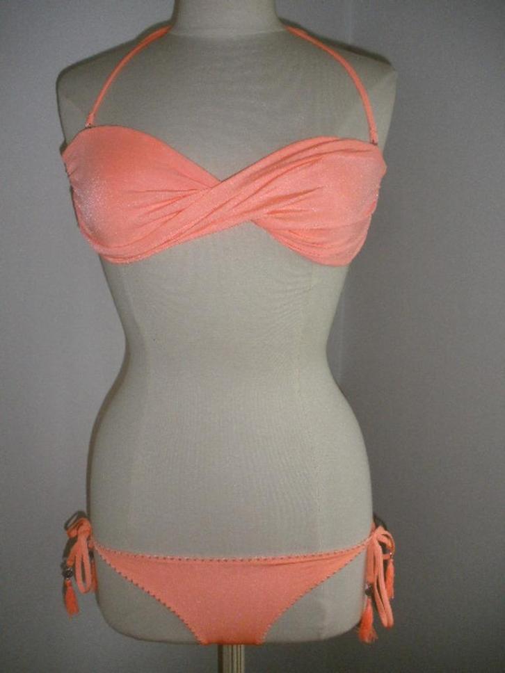 H&M bikini oranje maat 38 met 2 broekjes, Kleding | Dames, Badmode en Zwemkleding, Zo goed als nieuw, Bikini, Oranje, Ophalen of Verzenden