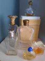Mooie vintage parfumflesjes o.a. L'air du temps, Antiek en Kunst, Curiosa en Brocante, Ophalen of Verzenden