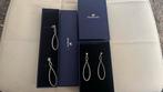 Swarovski Infinity Oorbellen - Zilver, Met kristal, Hangers, Ophalen of Verzenden, Zo goed als nieuw