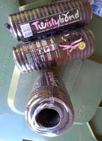 Twistybond knutsel schuimkoord 3x  doorsnede 10mm zwart, Ophalen of Verzenden, Nieuw, Knutselwerk