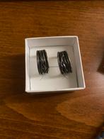 Oorbellen / oorringen zilver kreukel, Ophalen of Verzenden, Zilver