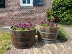 Bloembak hout vijver wateropvang palmboom vijgenboom planten, Gerard Krale, Rond, Nieuw, Ophalen of Verzenden