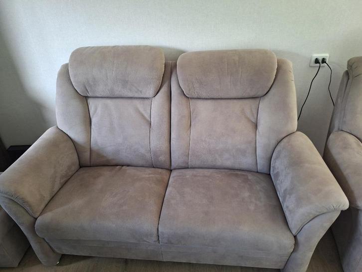 Bank, Huis en Inrichting, Banken | Bankstellen, Zo goed als nieuw, Rechte bank, Tweepersoons, 150 tot 200 cm, 75 tot 100 cm, Stof