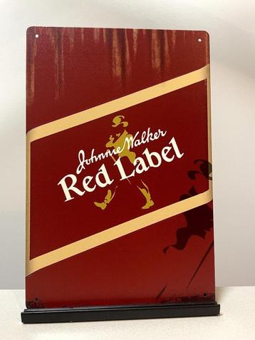 Johnnie Walker Red label reclamebord beschikbaar voor biedingen