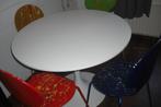 eethoek rond 105 cm met 4 stoelen By Sabrina, Ophalen, Gebruikt, 4 tot 6 stoelen
