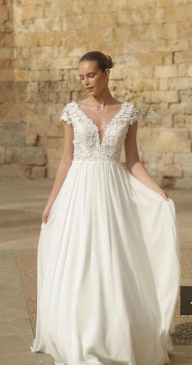 Romantische nieuwe(!) trouwjurk UITVERKOOP!, Kleding | Dames, Trouwkleding en Trouwaccessoires, Nieuw, Trouwjurk, Wit, Ophalen