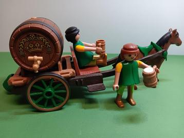 Playmobil Custom Koets History Biervat Poppetjes 19,50 beschikbaar voor biedingen