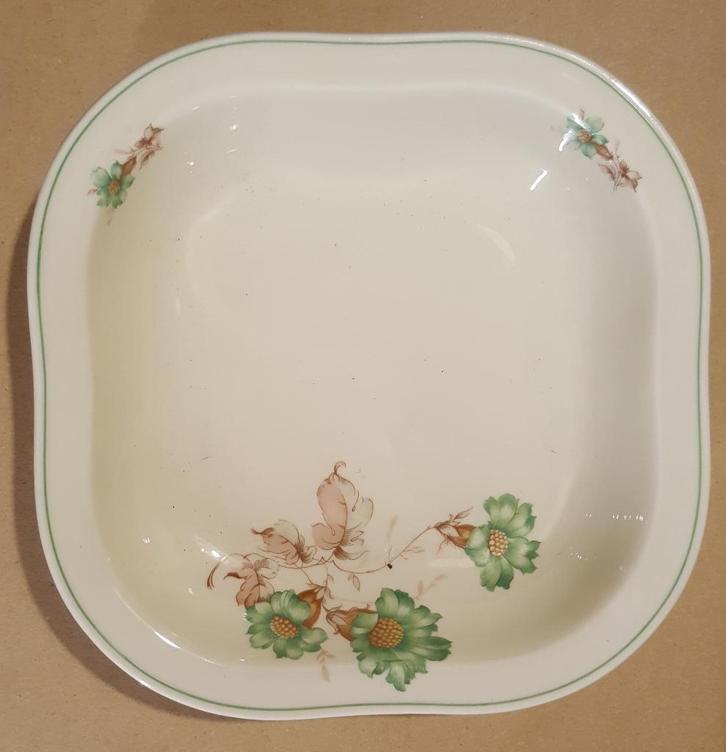 C.T. Tielsch Altwasser vierkante kom (jaren 30), Antiek en Kunst, Antiek | Servies los, Ophalen of Verzenden