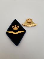 Luchtmacht pet emblemen, Verzamelen, Embleem of Badge, Nederland, Luchtmacht, Ophalen of Verzenden