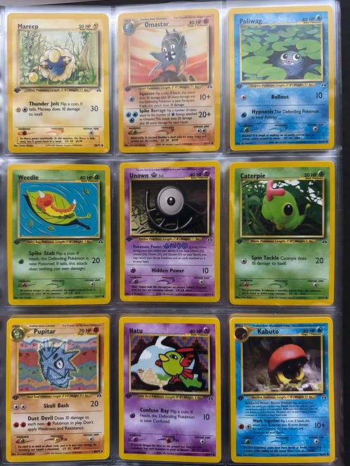 Pokemon kaarten Neo Discovery Vintage, Hobby en Vrije tijd, Verzamelkaartspellen | Pokémon, Zo goed als nieuw, Meerdere kaarten
