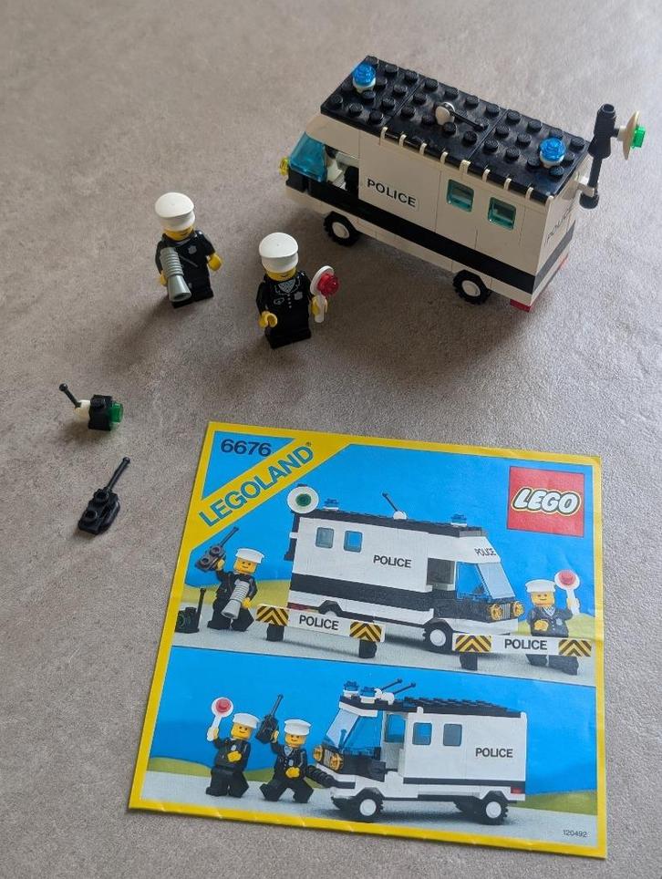 Vintage Lego 6676 politieauto, Kinderen en Baby's, Speelgoed | Duplo en Lego, Zo goed als nieuw, Lego, Complete set, Ophalen
