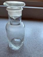 Vintage Glazen Fles met Stop, Ophalen of Verzenden
