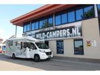 Chausson Titanium 718 XLB Queensbed + Hefbed, Caravans en Kamperen, Campers, Ringverwarming, 7 tot 8 meter, Hordeur, Cassettetoilet