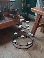 Kaarsstandaard spiraalvorm met met ster, Ophalen of Verzenden