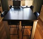 Bar tafel en stoelen, Huis en Inrichting, Tafels | Statafels, Zo goed als nieuw, Ophalen