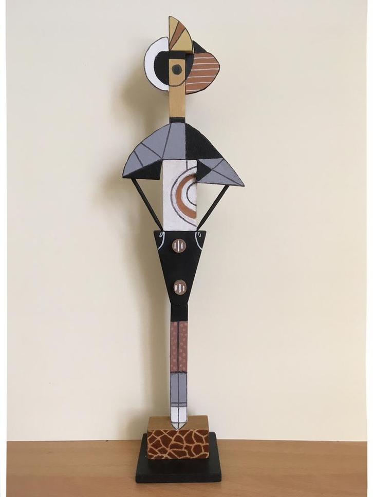 Figuur “Fashonista”, Antiek en Kunst, Kunst | Beelden en Houtsnijwerken, Ophalen of Verzenden